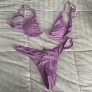 SHEIN lavender swimsuit bikini